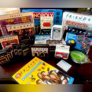 Friends TV Series / Central Perk - Games, Sticker & Puzzle Lot!!!!!